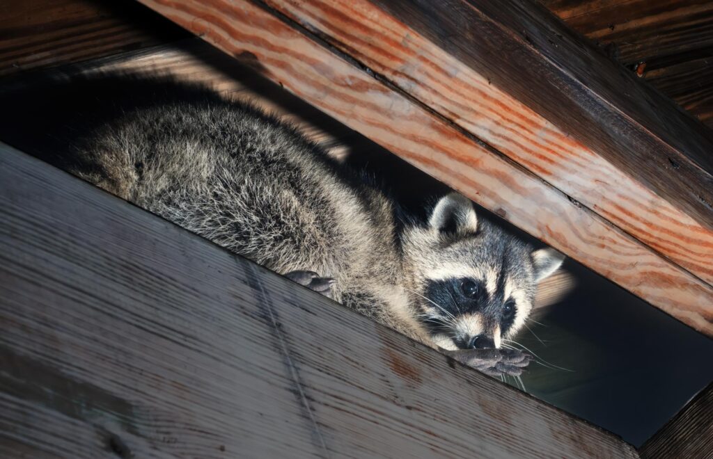 Raccoons in the Attic